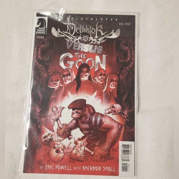 Dethklok Versus The Goon Art Print - Red and Black - Picture 1 of 2